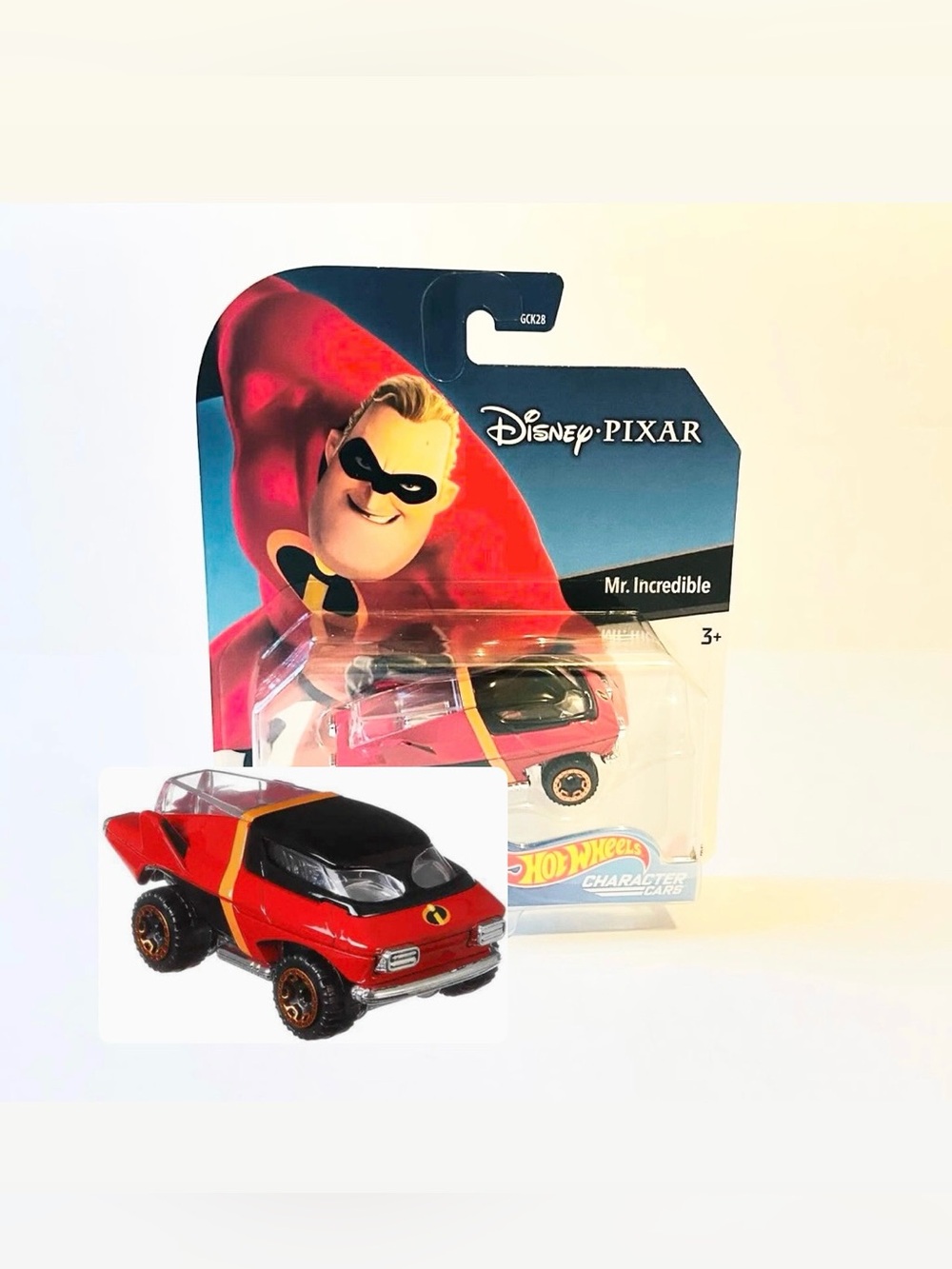 Disney Hot Wheels Mr. Incredible Character Car